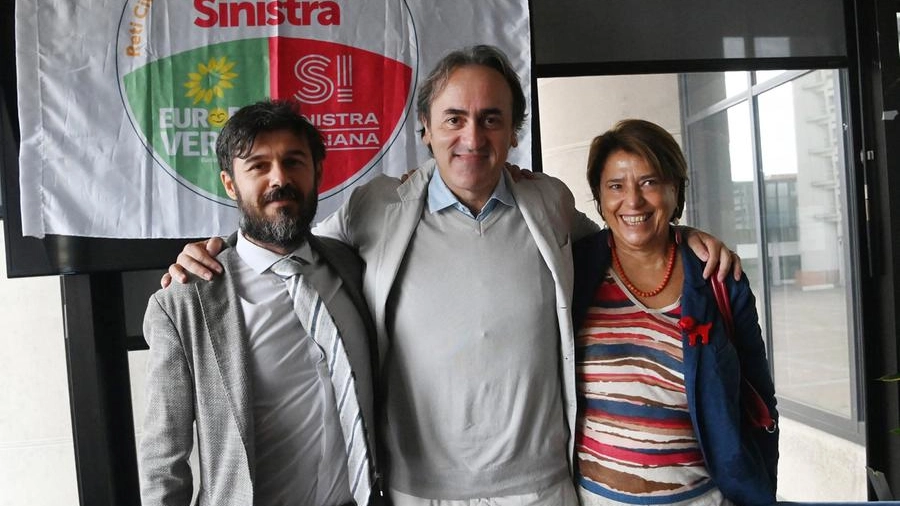 Angelo Bonelli assieme a Silvia Zamboni e Badiali