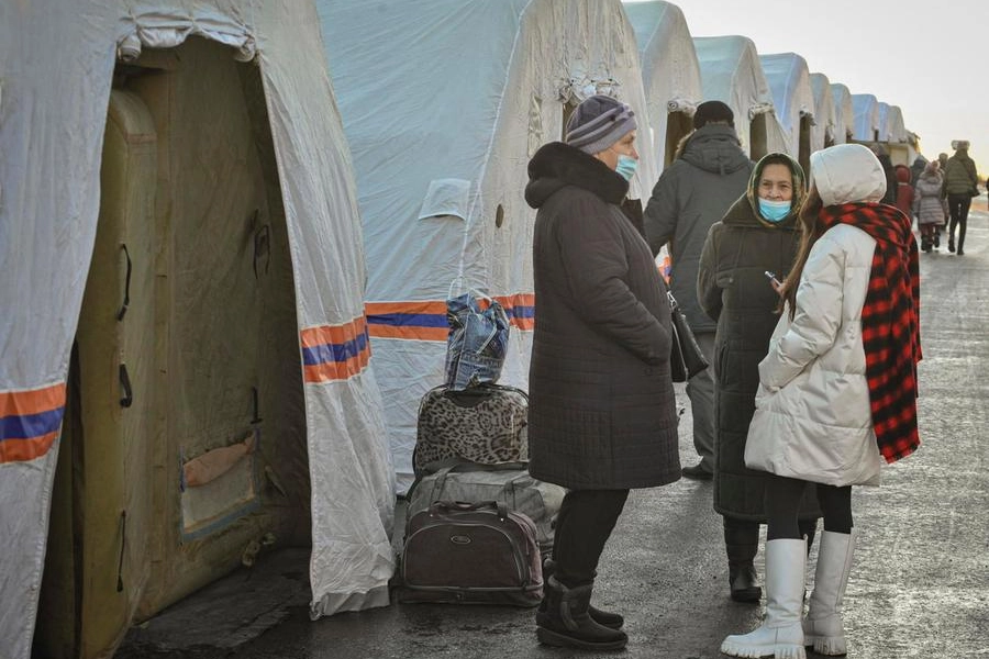 Profughi nel Donbass
