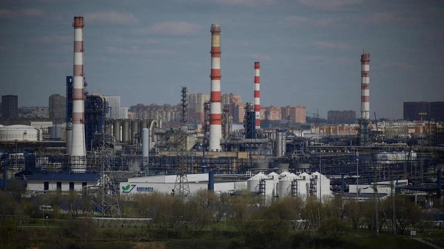 Raffineria Gazprom Neft nei pressi di Mosca
