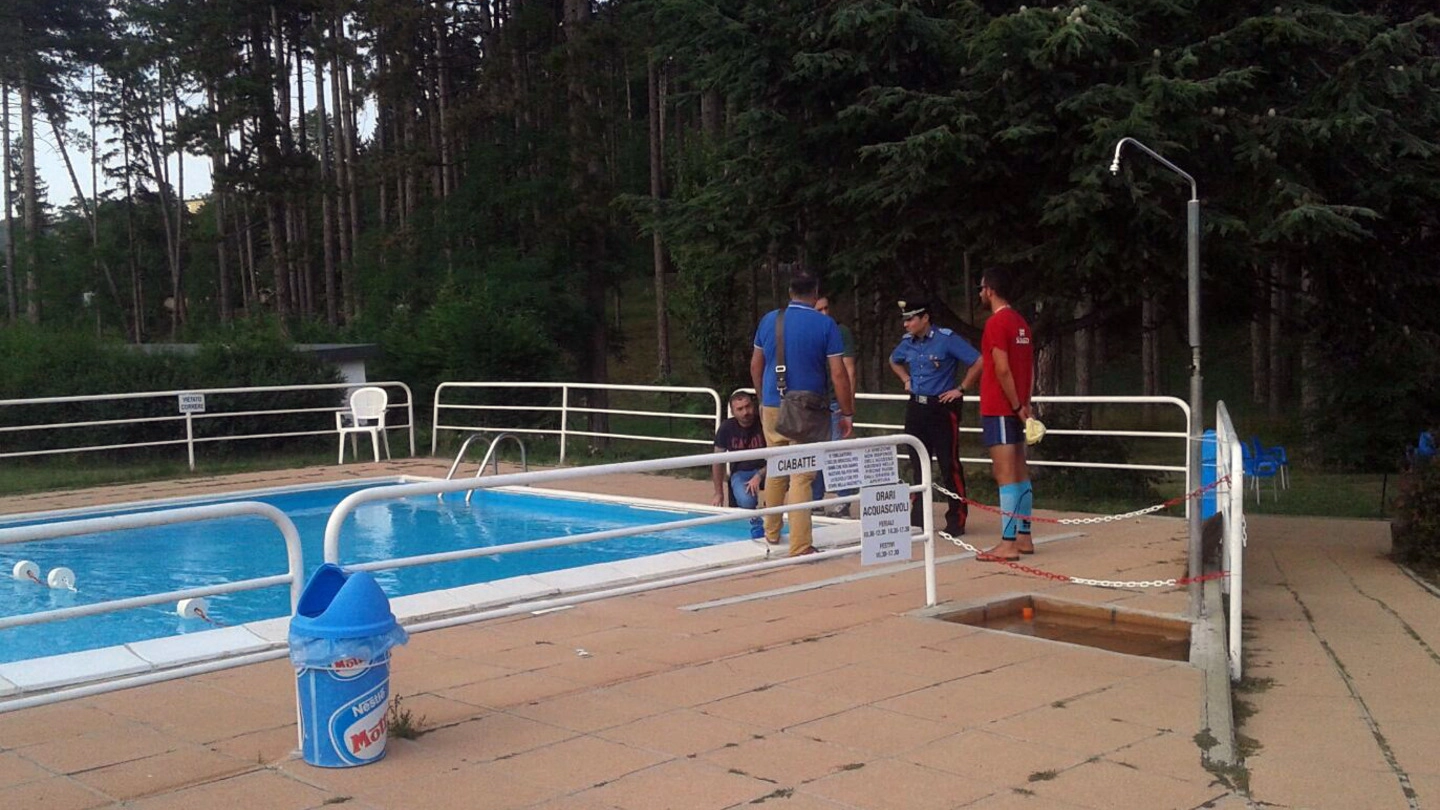 La piscina a Pavullo 