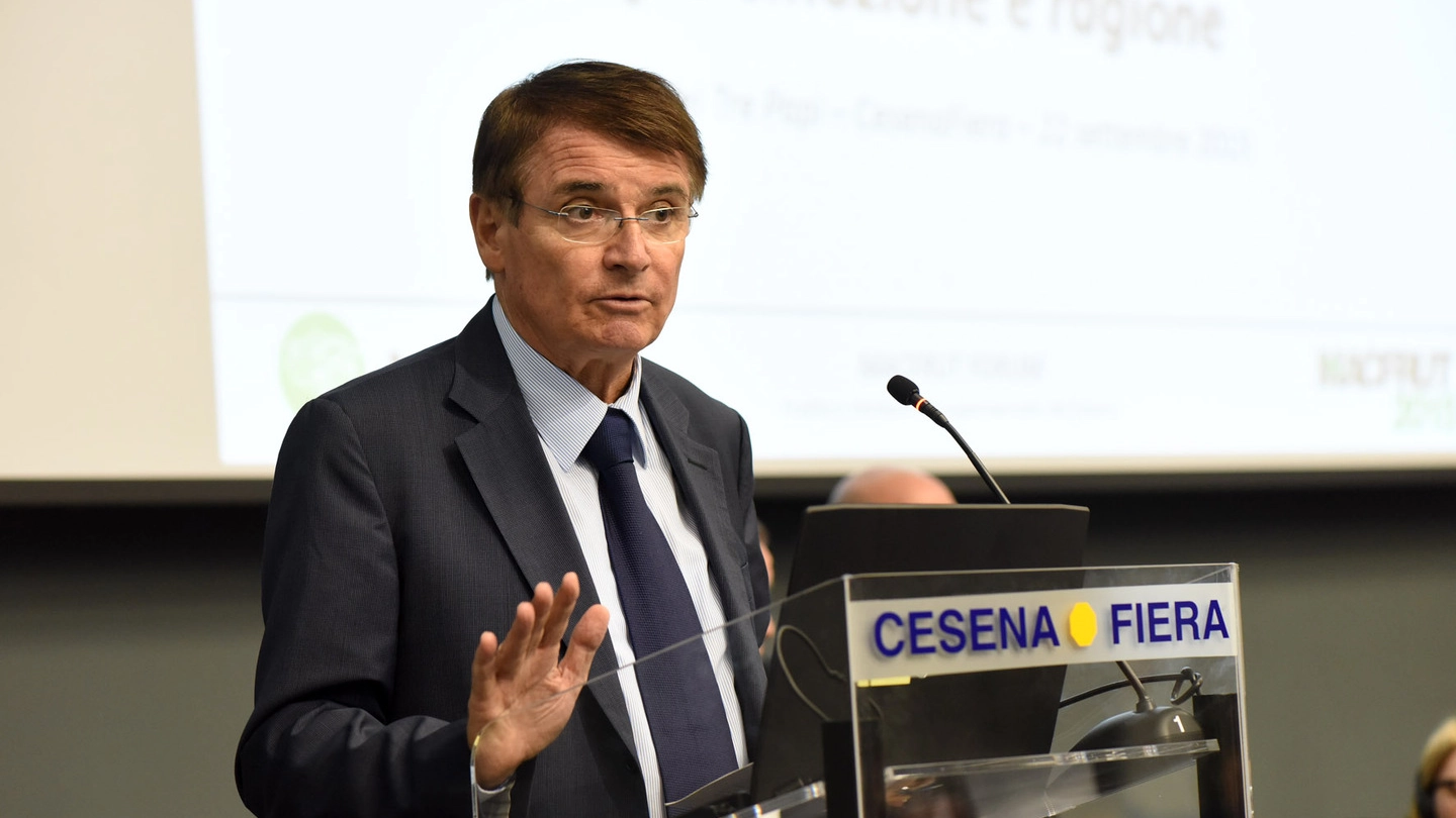 Renzo Piraccini, il presidente di Cesena fiera