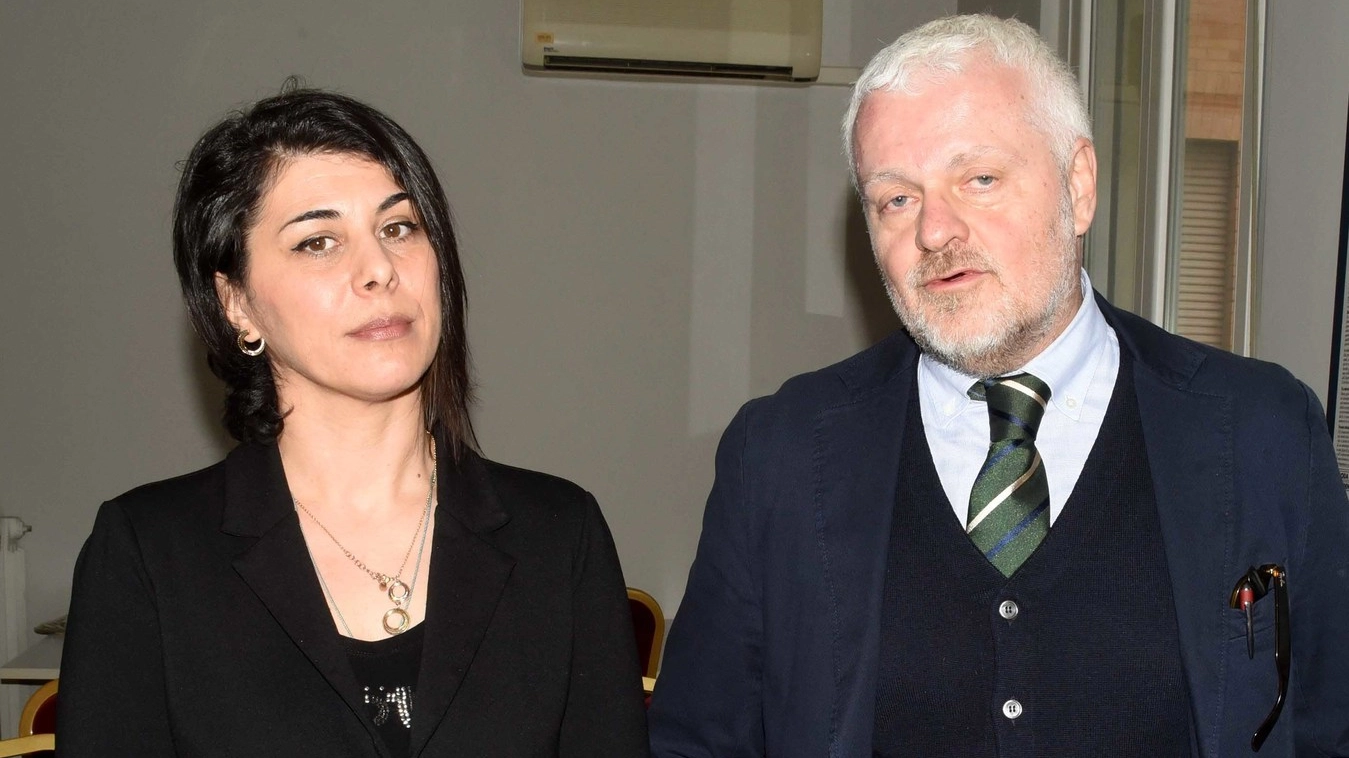 Sara Benazzi con l’avvocato Massimiliano Sitta