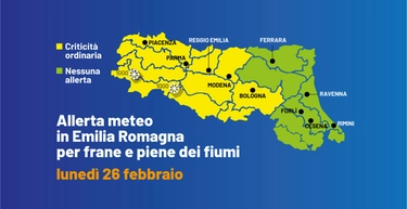 Maltempo domani in Emilia Romagna: le zone a rischio con l’allerta gialla