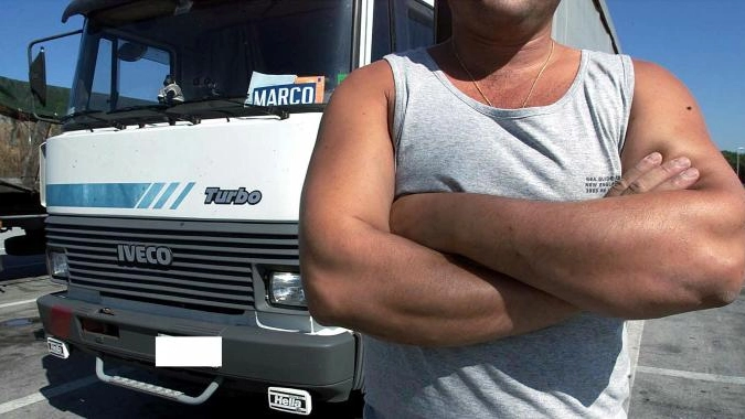 Un camionista (archivio)