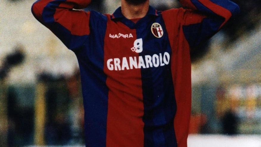 Baggio con la maglia del Bologna
