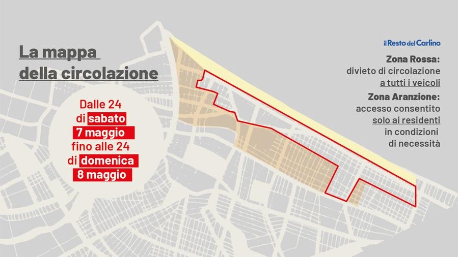 La mappa della circolazione per l'adunata degli Alpini a Rimini