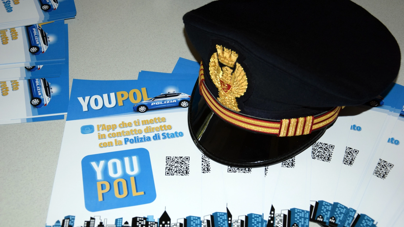La locandina della campagna You Pol (Foto Spagnoli)