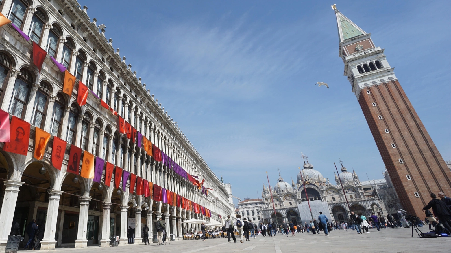 Piazza San Marco a Venezia (foto d'archivio)