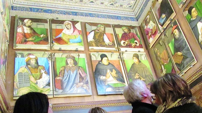 Dopo quattro secoli torna a splendere lo Studiolo del Duca di Urbino (foto Vitali)