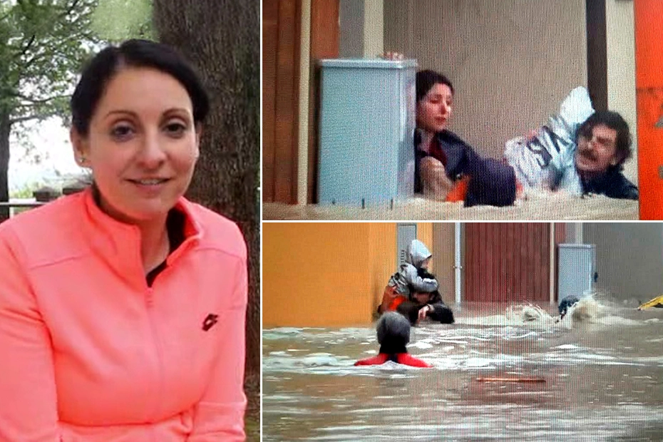 Fabiana Manzoni, la mamma del piccolo salvato a nuoto dopo l'alluvione a Cesena