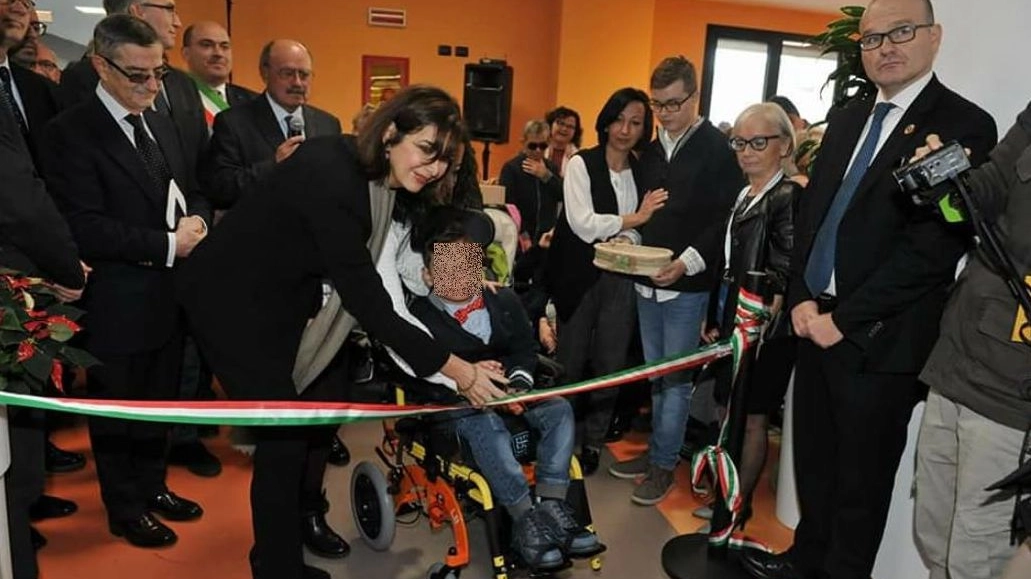 La presidente della Camera Laura Boldrini al taglio del nastro