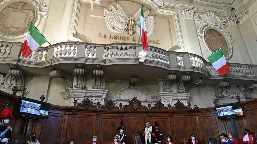Un momento del’inaugurazione dell’anno giudiziario dell’Emilia Romagna a Bologna