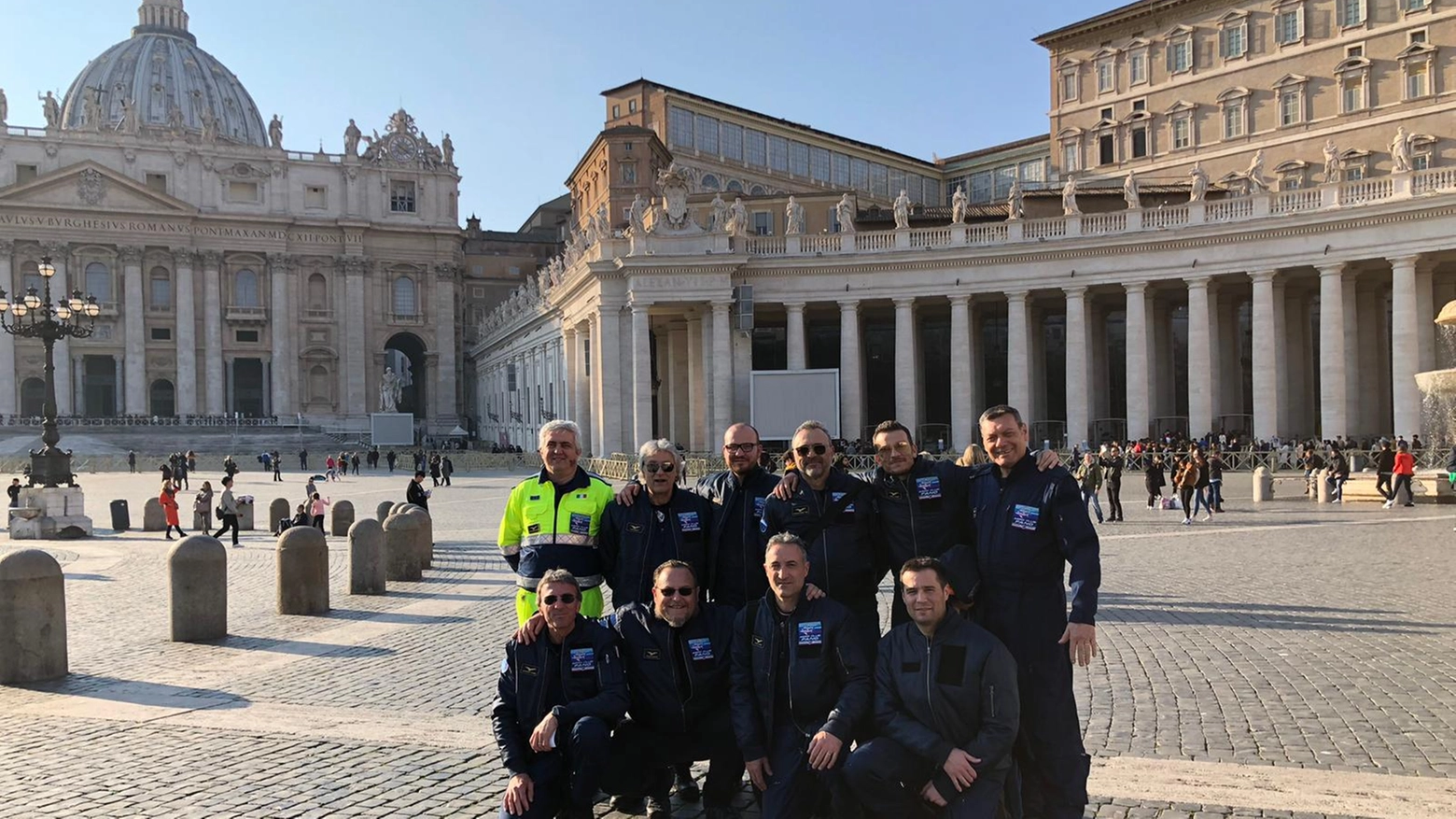 Foto di gruppo a San Pietro
