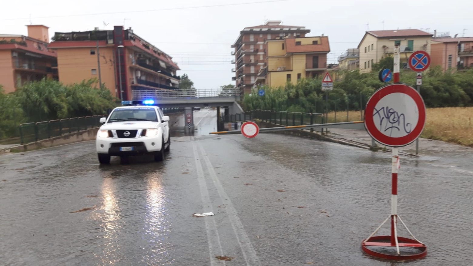 Sottopassi chiusi a San Benedetto