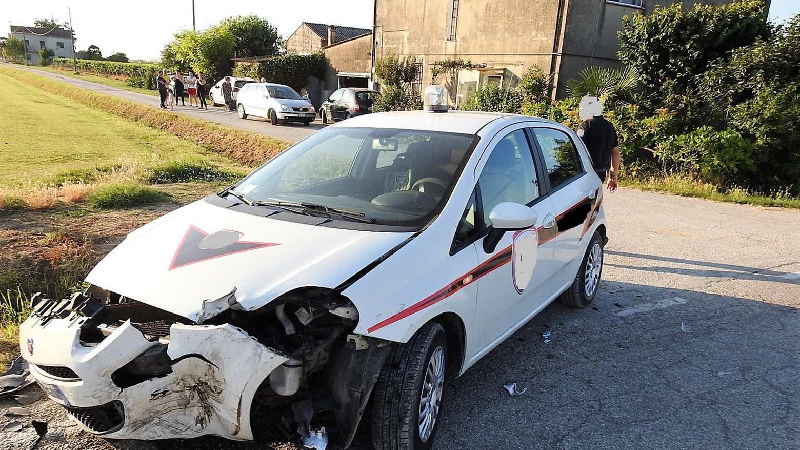 Alfonsine, l'incidente è avvenuto all'altezza del civico 46 di via Torretta (Scardovi)