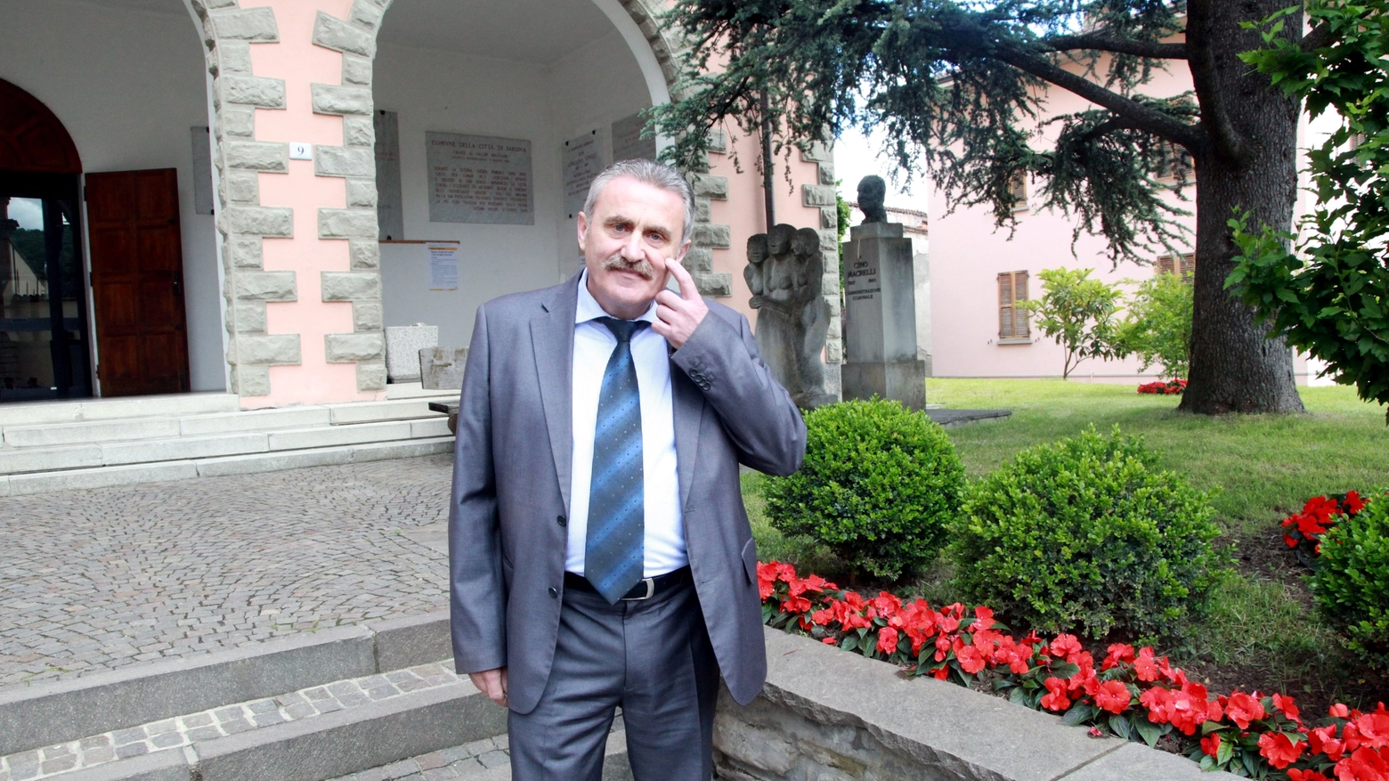 Luigino Mengaccini, sindaco di Sarsina (Foto Ravaglia)