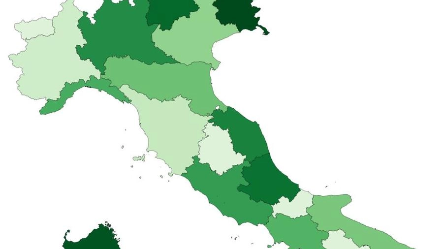 Variante Delta in Italia, la mappa