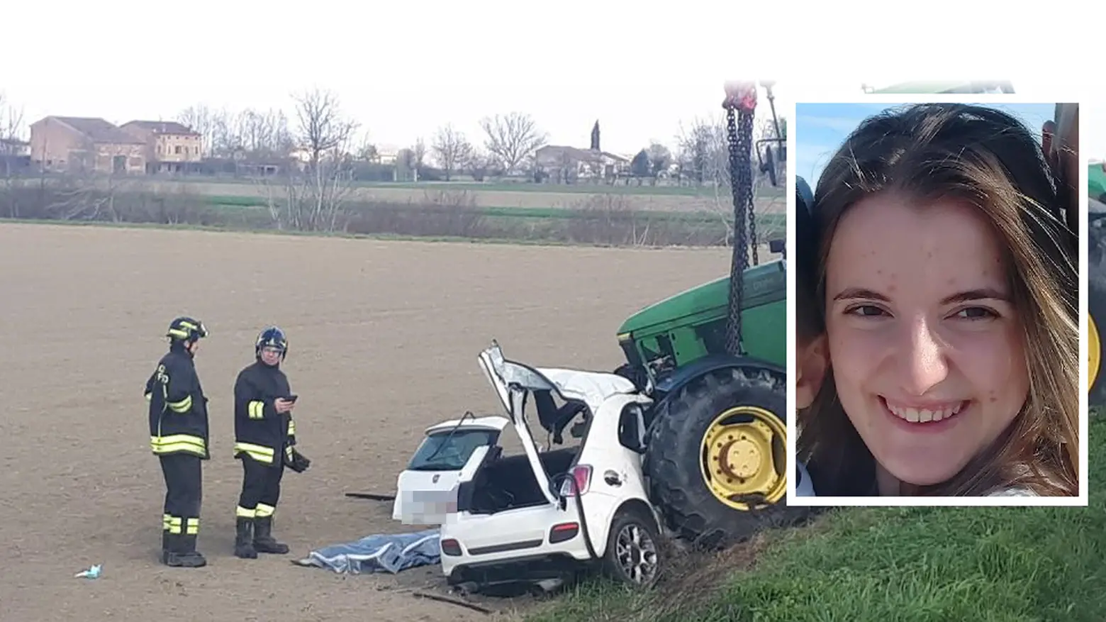 Debora Avigni di 27 anni morta nello schianto contro un trattore