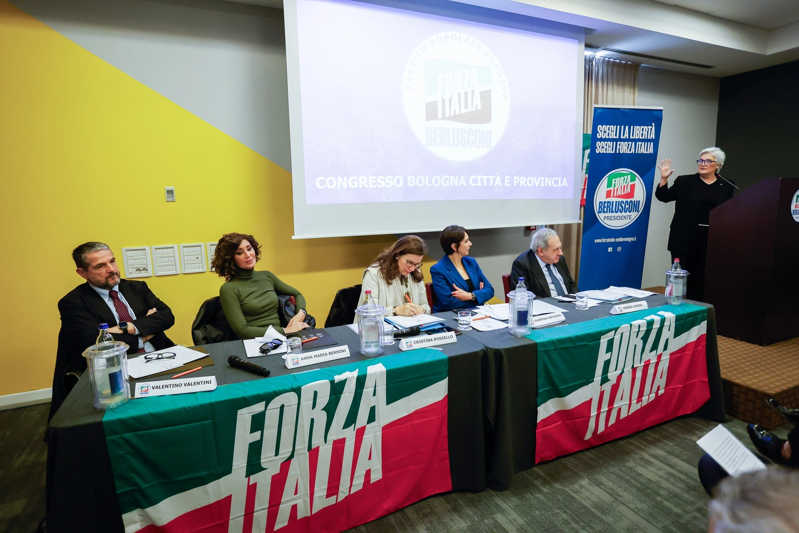 Il congresso di Forza Italia a Bologna