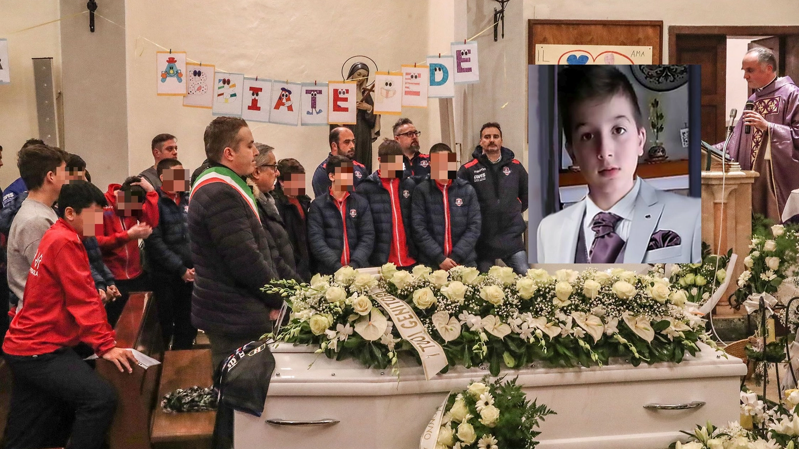Il funerale di Mattia Orlandi (Fotoprint)