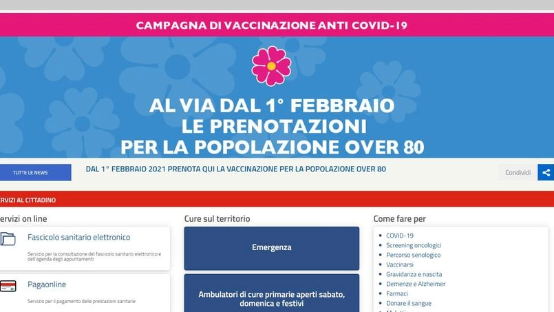 Vaccino anti Covid in Lazio 