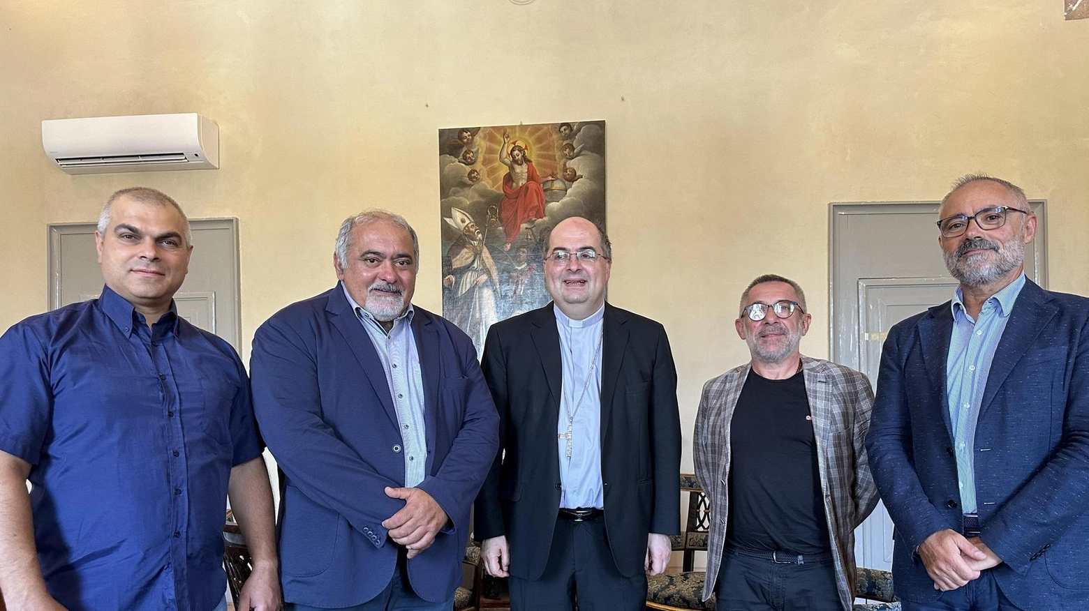 Lapam Confartigianato fa visita al vescovo Morandi