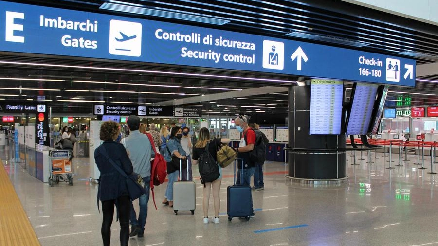 Aeroporto di Fiumicino di Roma (Ansa)