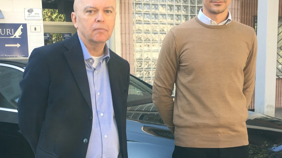 Gino Onofri (a sinistra), presidente di Cosepuri, e Lorenzo Pireddu (Uber)