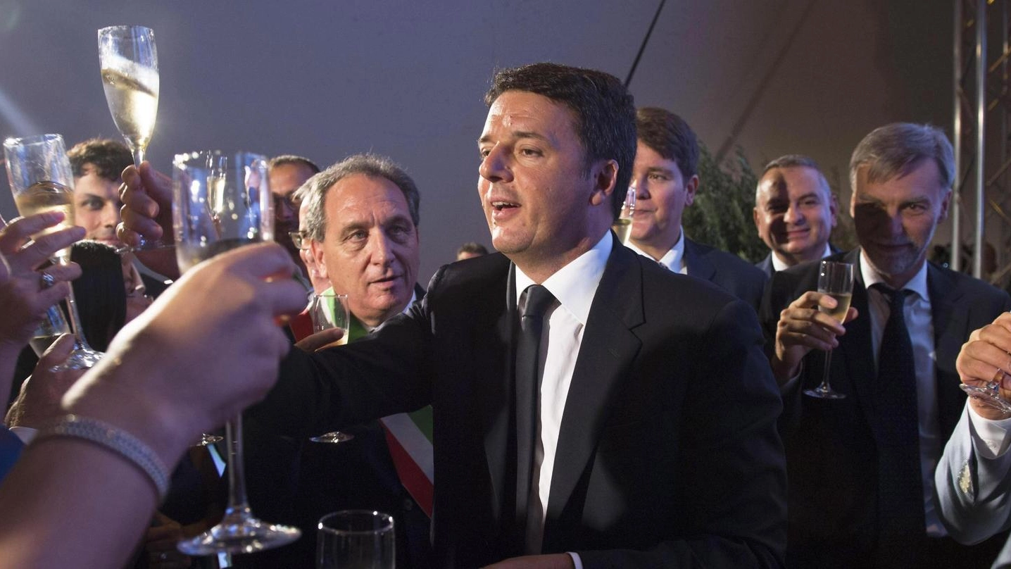Il brindisi di Renzi