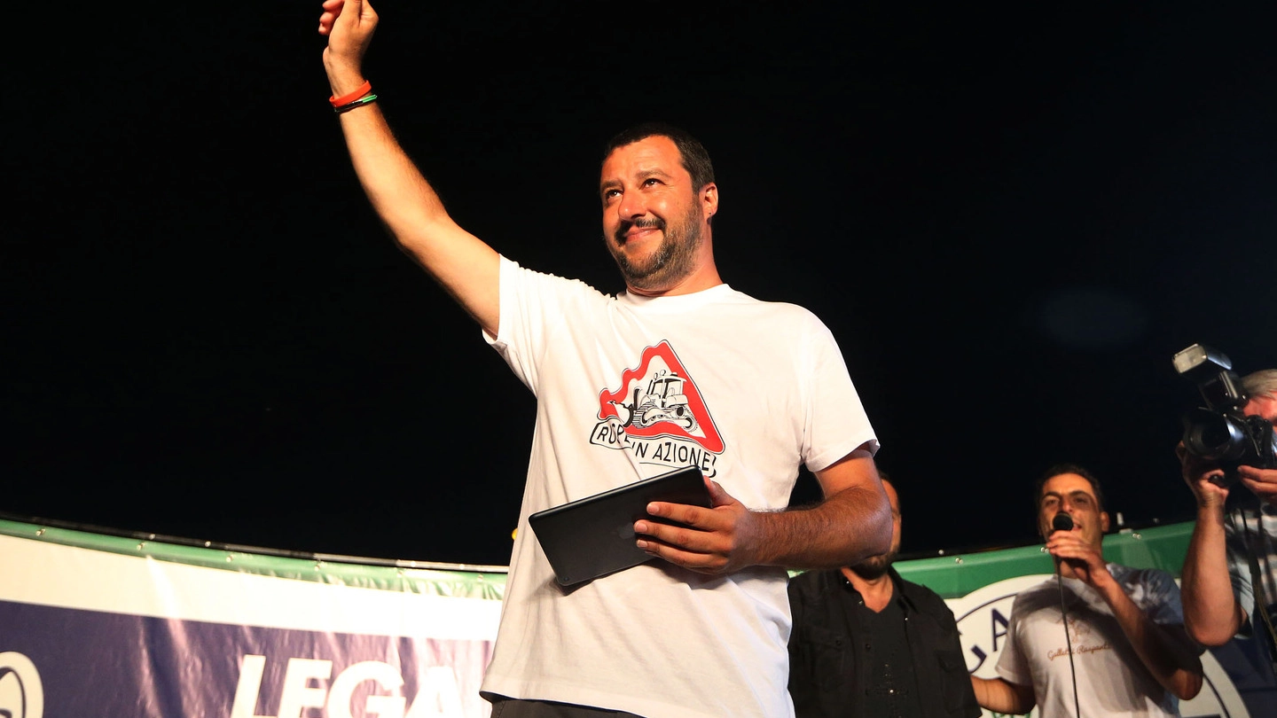 Matteo Salvini a Cervia in una delle scorse edizioni (Zani)