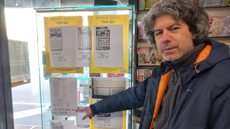 Superenalotto a Fabbrico: Luciano Merzi ha venduto la quota fortunata