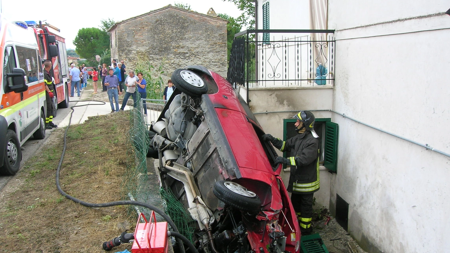 Falerone (Fermo), l'incidente in cui è rimasta ferita una donna di Penna San Giovanni