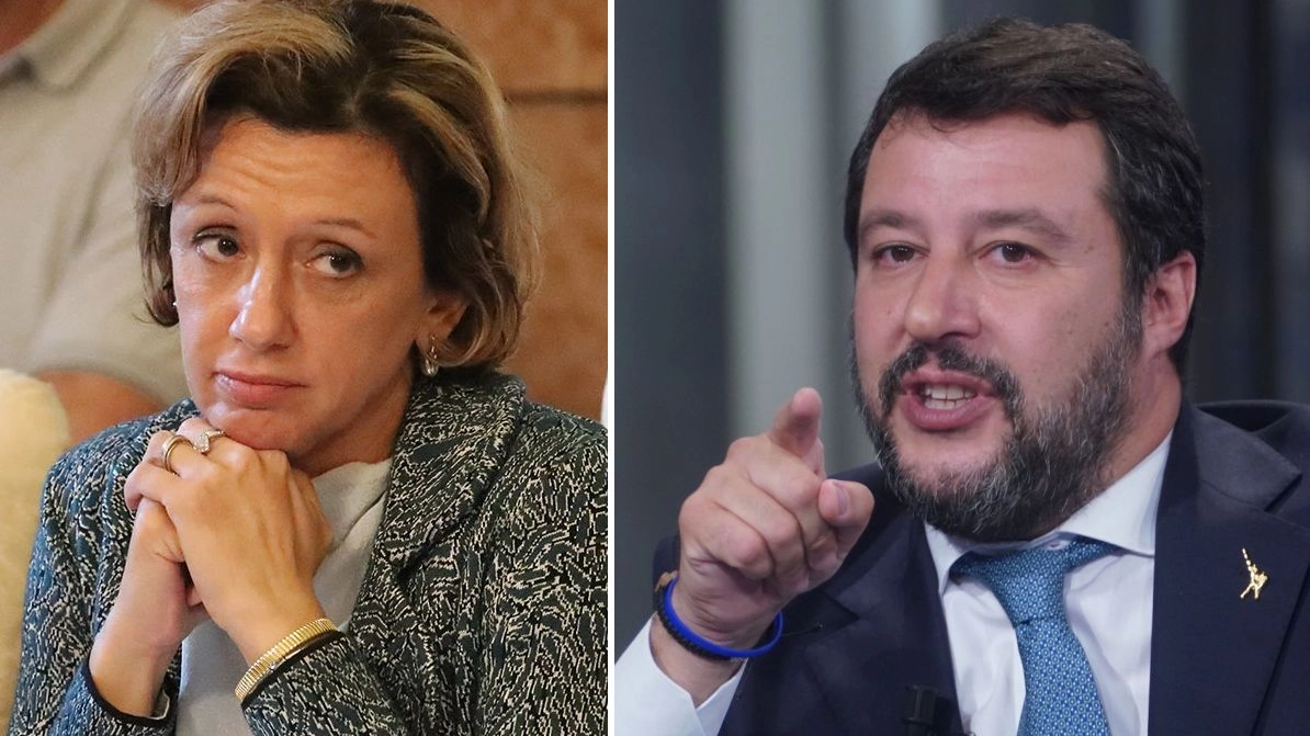 Manuela Sangiorgi e Matteo Salvini
