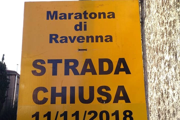 Strade chiuse per la 'Maratona di Ravenna città di Ravenna'