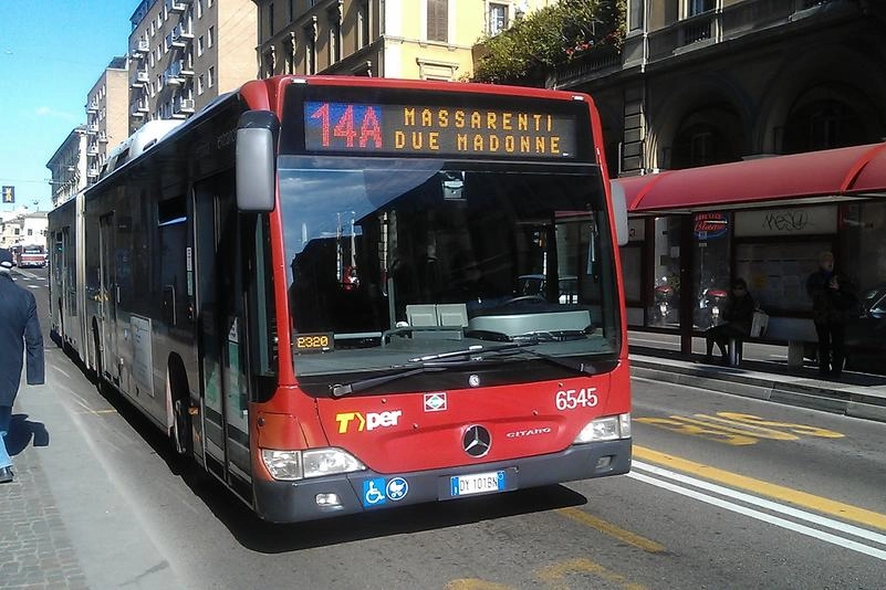 Un bus a Bologna