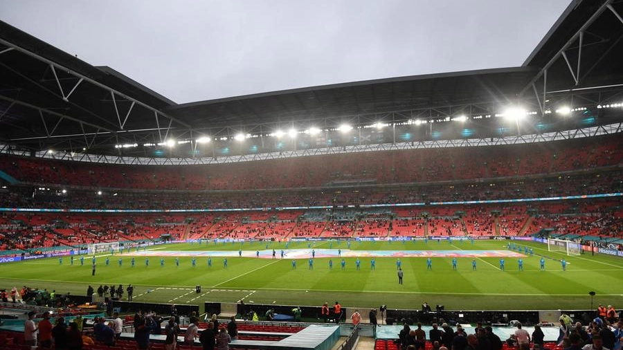 Lo stadio di Wembley, dove si è disputata Inghilterra-Scozia