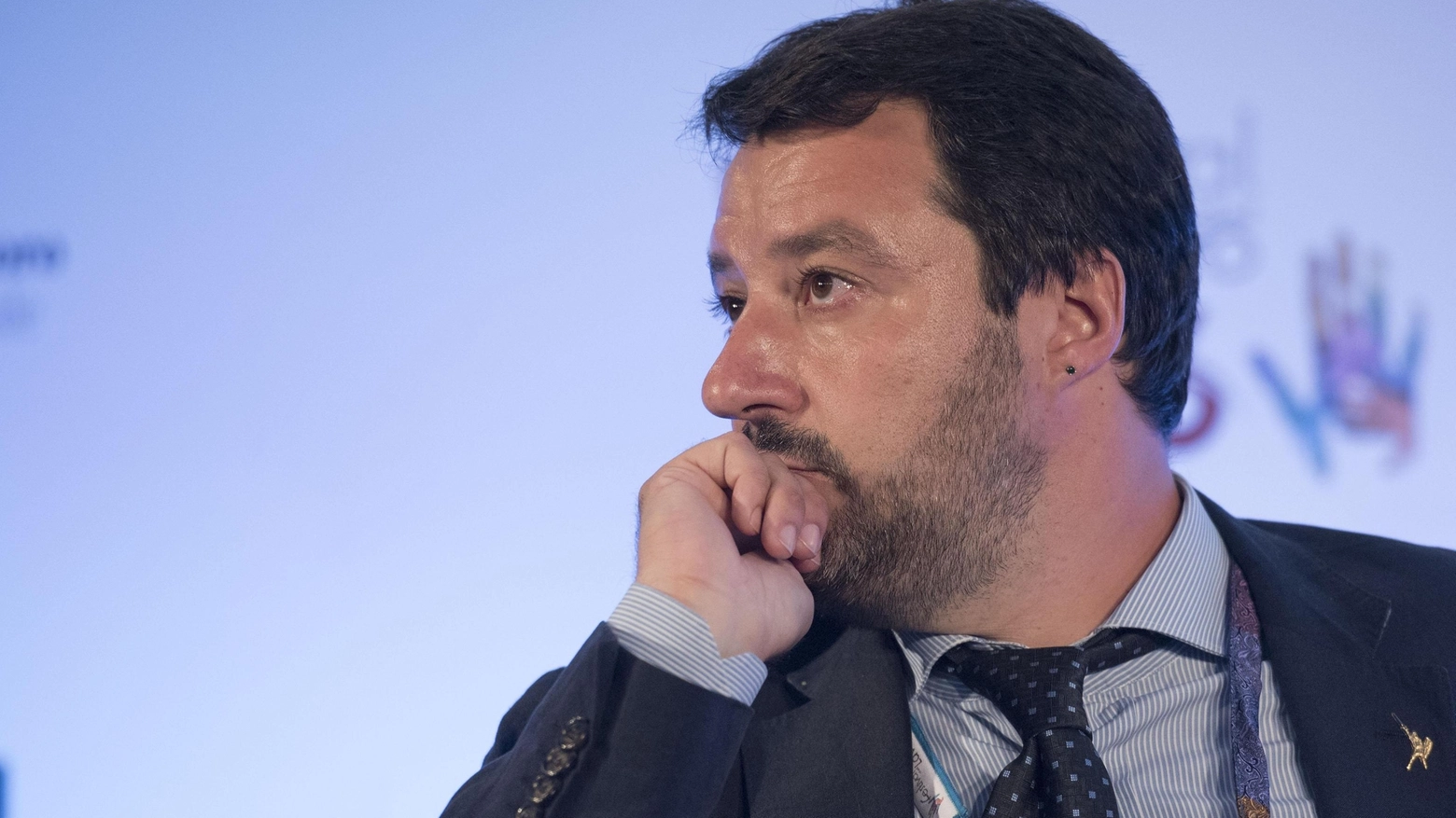 Nigeriano ucciso a Fermo, Salvini: "Non doveva morire, una preghiera per lui" (Foto Ansa)
