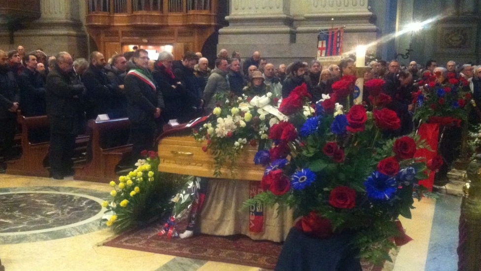 I funerali di Ezio Pascutti nella Cattedrale di San Pietro (Foto Schicchi)