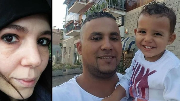 Il killer Nabil Dahir con uno dei due figli uccisi nella strage. E la compagna Elisa Mulas