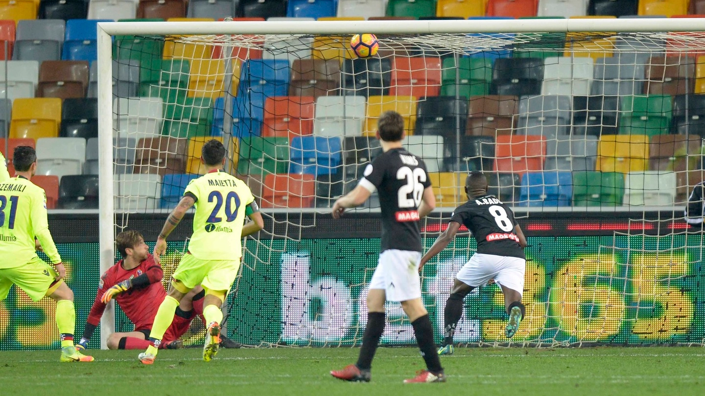 Il gol di Danilo che batte il Bologna al 93' (LaPresse)