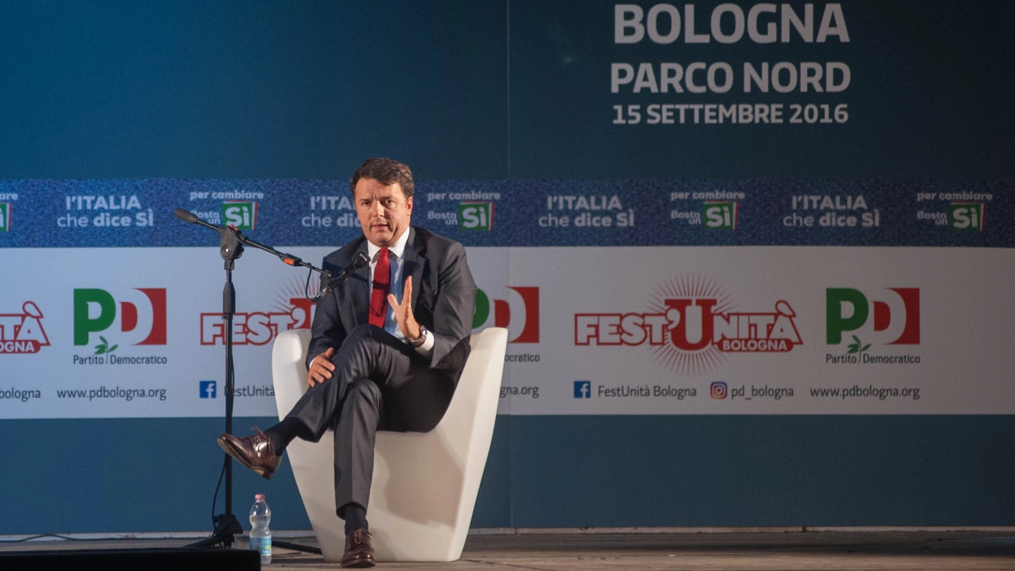Il segretario dem alla Festa dell’Unità del 2016, a Bologna