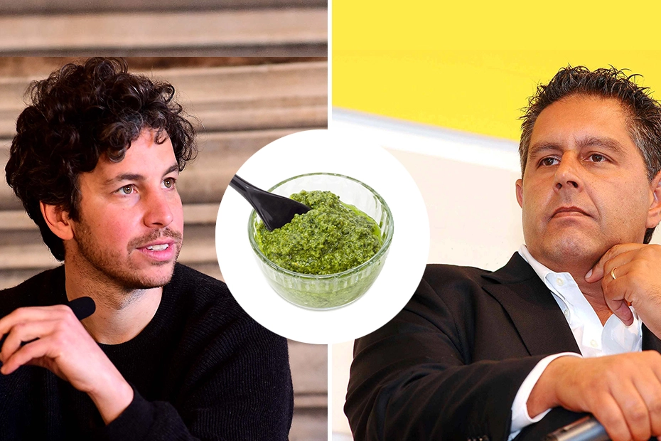 Mattia Santori e Giovanni Toti: la polemica sul pesto e la cannabis