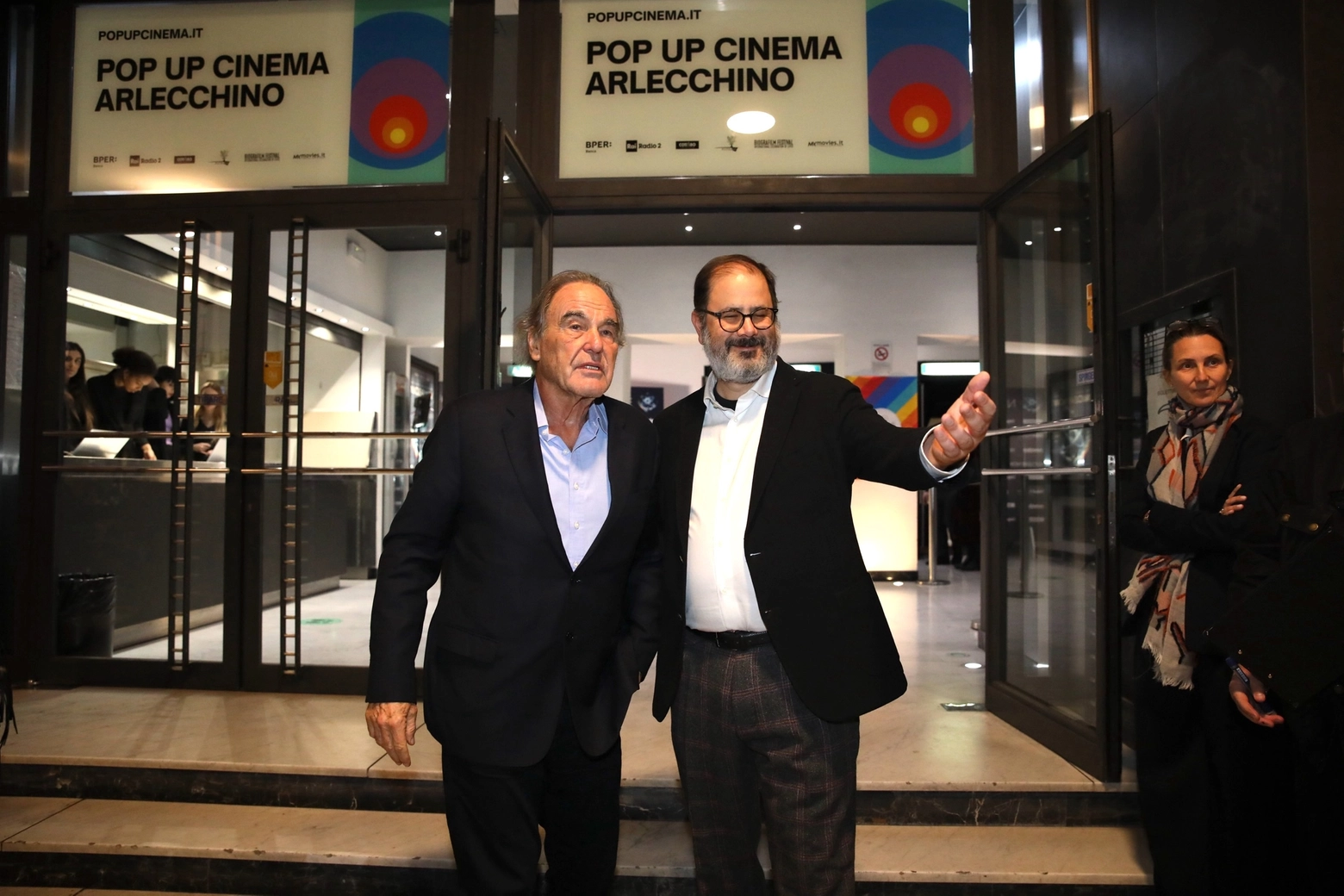 Oliver Stone al cinema Arlecchino di Bologna
