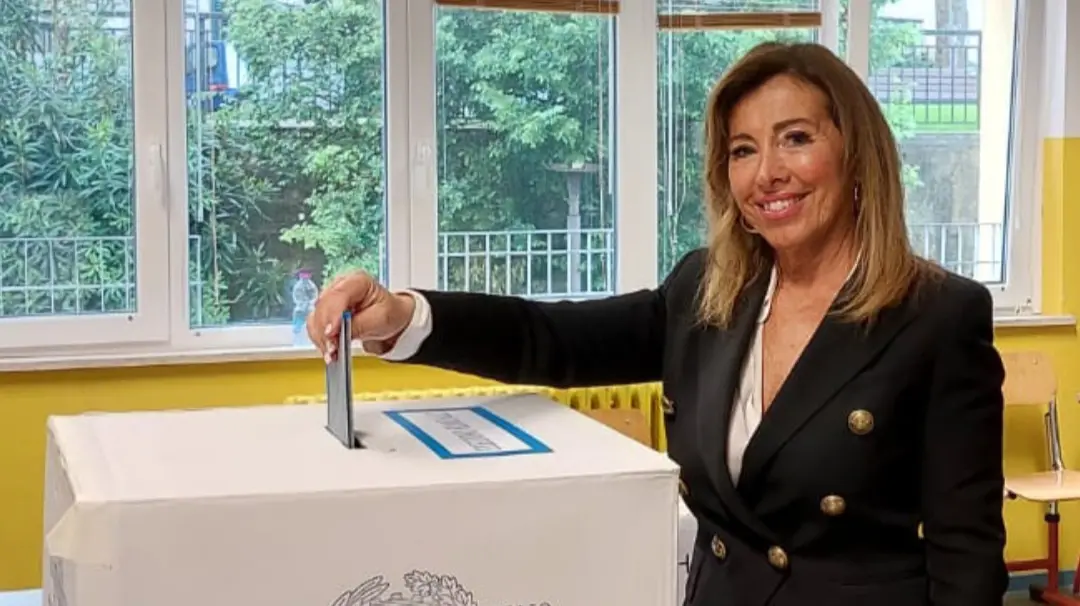 Stefania Signorini al voto