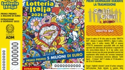 Lotteria Italia 2022: a Modena 2 milioni e mezzo di euro