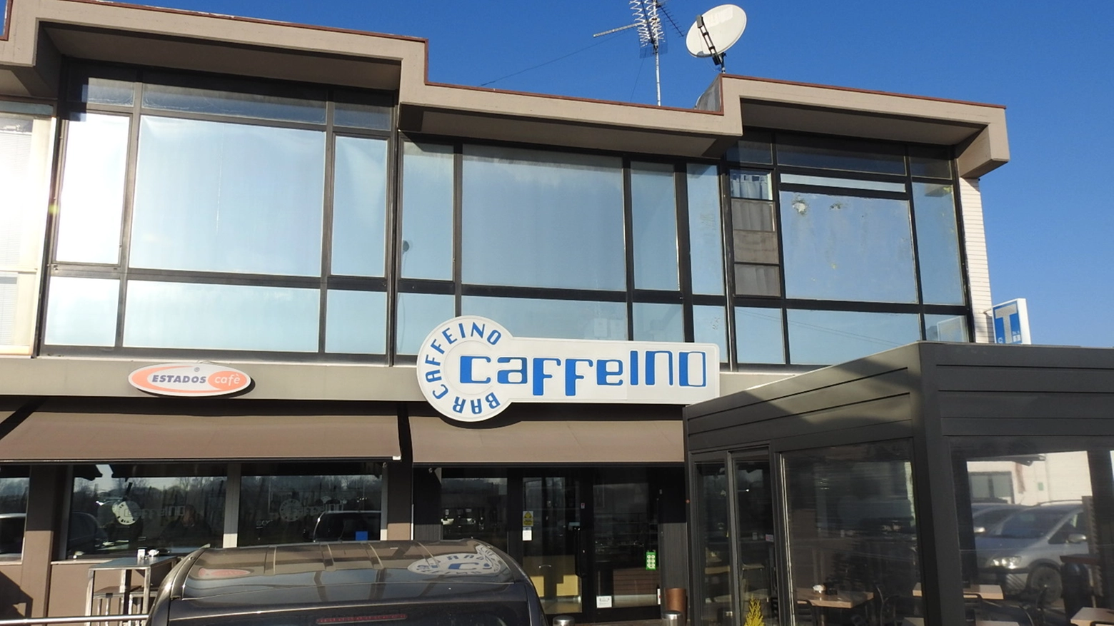 Il Bar Caffeino è situato in via Stroppata ad Alfonsine (Scardovi)