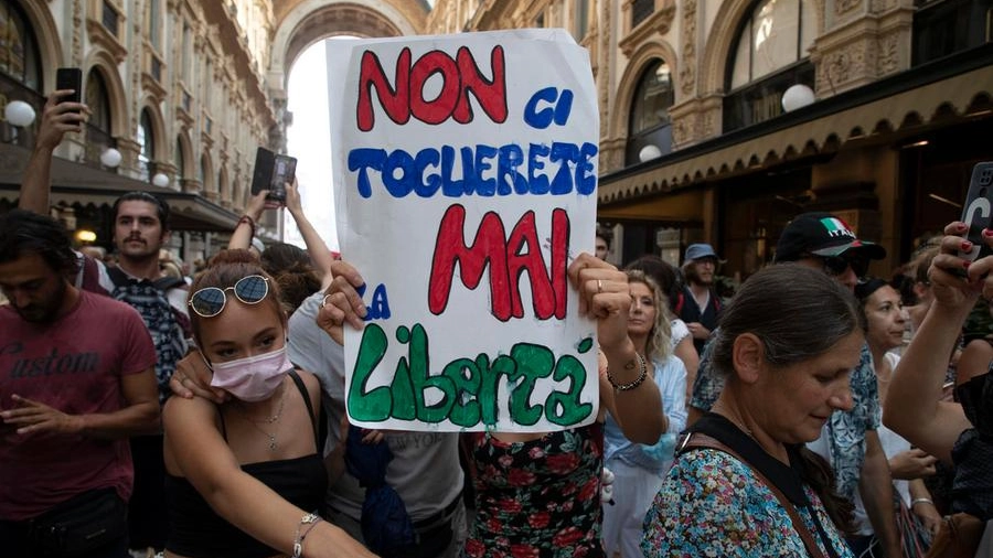 La manifestazione a Milano