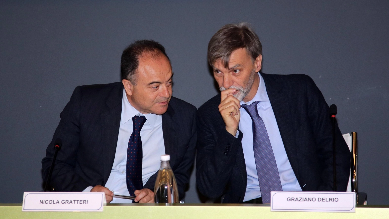 Il pm Nicola Gratteri e Graziano Delrio