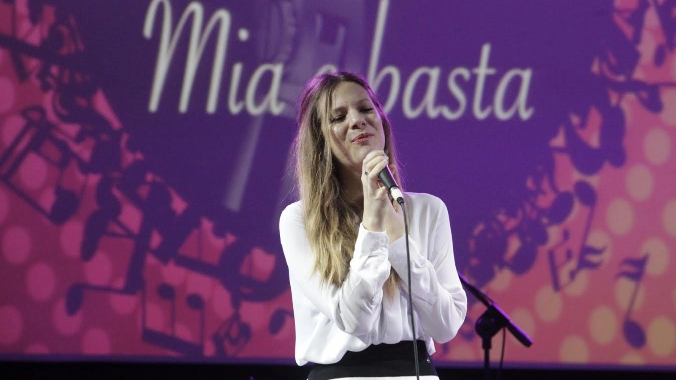 Clara Rossi sul palco