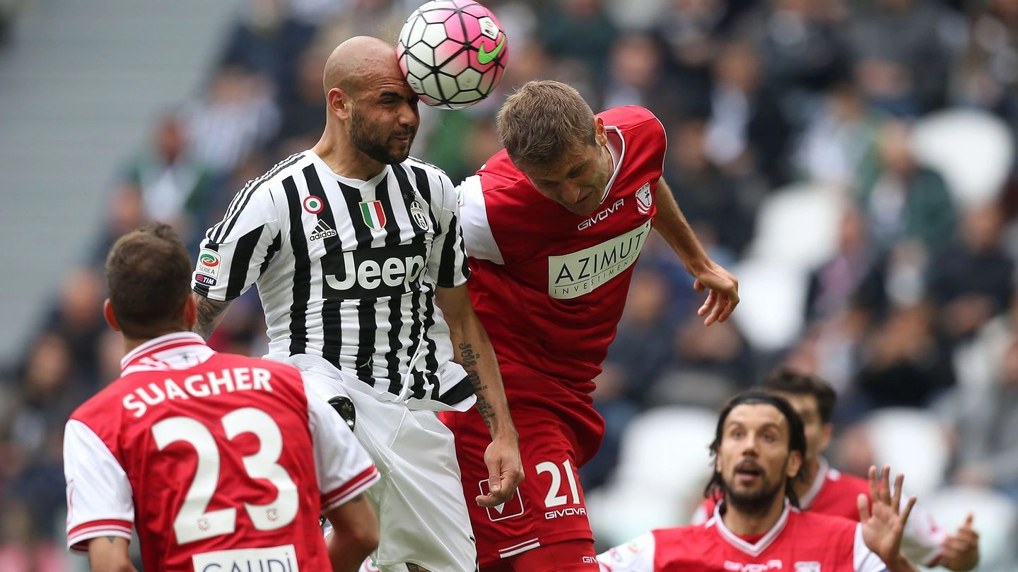 Juventus-Carpi, il gol di Zaza (Foto Afp)